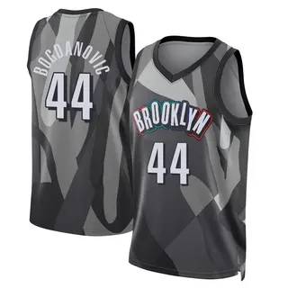 Brooklyn Nets Men's Bojan Bogdanovic Gray Swingman 2024/25 City Edition Jersey