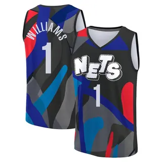 Brooklyn Nets Men's Ziaire Williams Black Fast Break 2023/24 City Edition Jersey