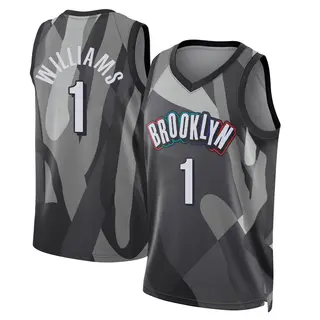 Brooklyn Nets Men's Ziaire Williams Gray Swingman 2024/25 City Edition Jersey