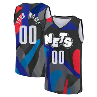 Brooklyn Nets Youth Custom Black Fast Break 2023/24 City Edition Jersey