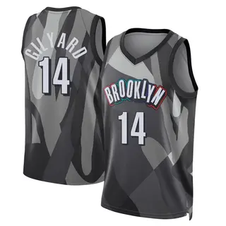 Brooklyn Nets Youth Jacob Gilyard Gray Swingman 2024/25 City Edition Jersey